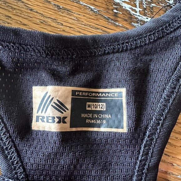 RBX Girls Racerback Sports Bra Size 10/12 - Picture 5 of 10